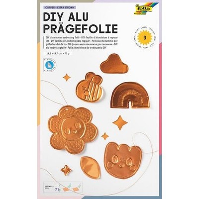 Folia Prägefolie Metall Prägefolien 3 Stück