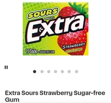 Wrigley's Sours Gum By Extra