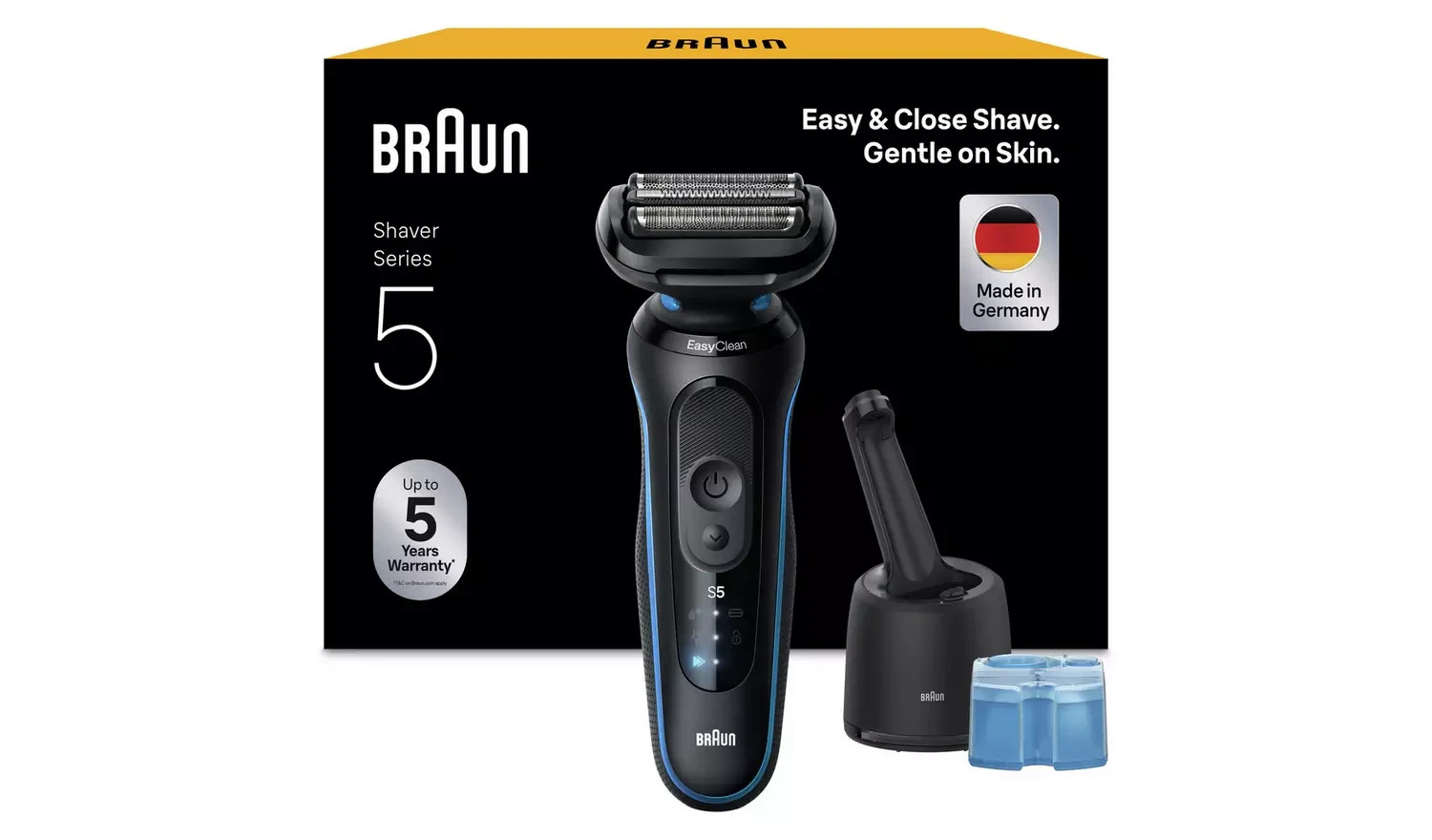 Braun Electric Shaver, Series 5, With SmartCare Center, 52-B7000cc, Blue, One Colour, Men - Image 19
