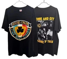 House Of Pain Band Classic Style 2 Side Black Short Sleeve Unisex T shirt WA2463