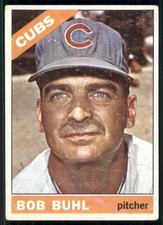 1966 Topps #185 Bob Buhl