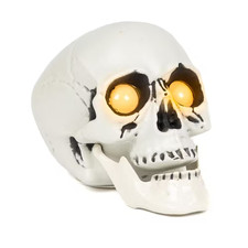 8.3 in Lighted Skull with Sound, Spooky Decor