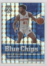 2020-21 Panini Mosaic Blue Chips Mosaic Prizm Saddiq Bey #4 07mp