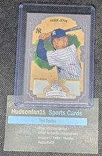 Derek Jeter 2004 Donruss Diamond Kings #34 Dual Game-Used Base 11/50 Yankees