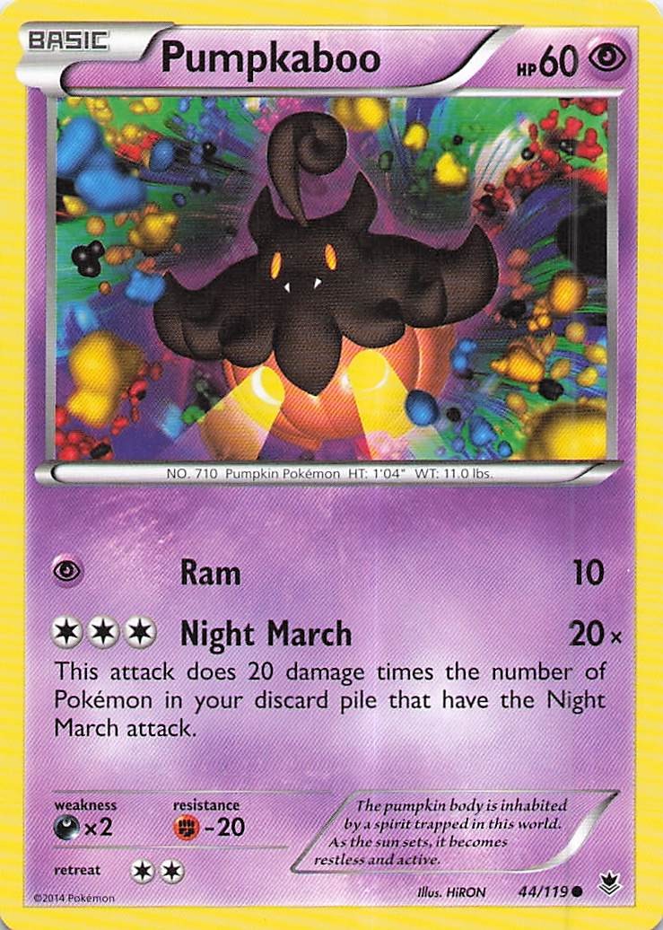 Pumpkaboo Common XY - Phantom Forces 44/119 LP Normal