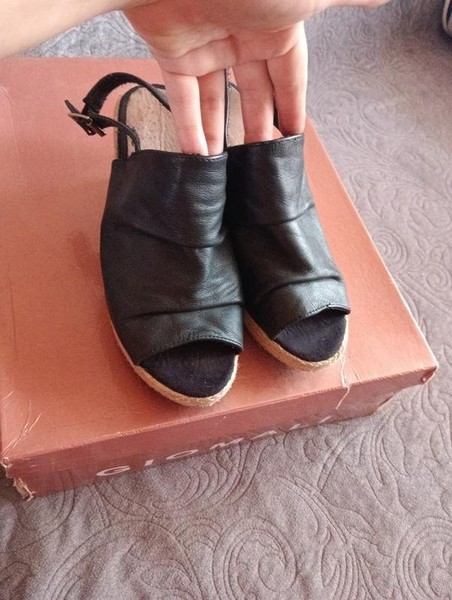 Women Dune Heels Black 37 #3OO2