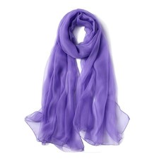 Solid Color Silk Feeling Scarf Fashion Scarves Wrap Long Lightweight Shawls f...