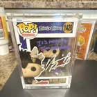 Funko Pop! Animation Black Asta Black Clover #1420 Vinyl Autographed +Protector