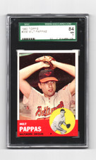 1963 TOPPS # 358 MILT PAPPAS,ORIOLES-SGC 84( 7)+++++VIVID LOW POP BEAUTY !