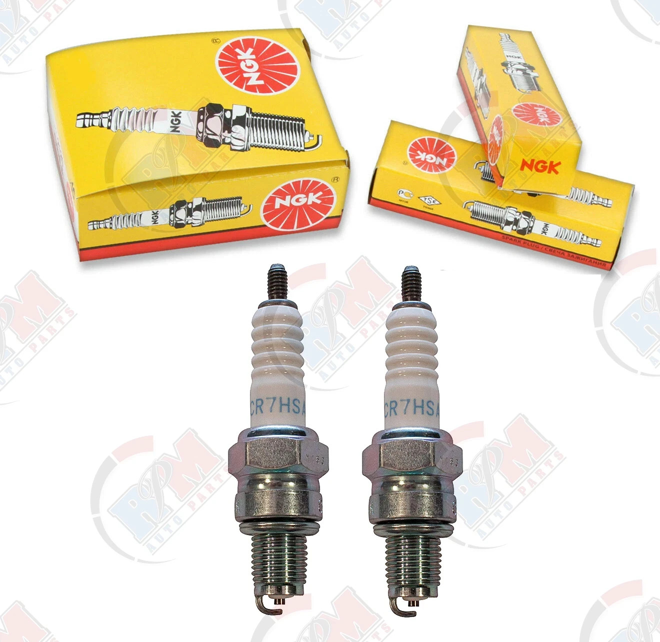 Set of 2 - NGK 4549 STANDARD Spark Plug CR7HSA for A7RC PRZ9HC A7RTC A7TC