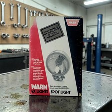 Vtg New Nib Warn W510 100w Flood Spot Light 5 Stainless Steel Off Road Light