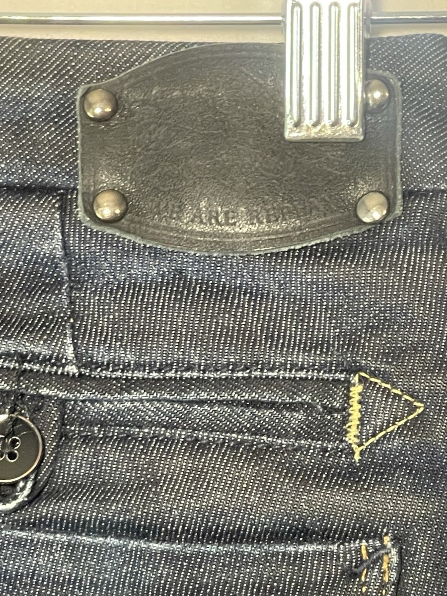 Replay We Are Replay Giusta Jeans Womens 30 Dark Wash Horsebit Pocket Denim View 6