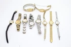 F x 10 Vintage Ladies Seiko Quartz Wristwatches Inc Gold, Silver Tone etc N/T
