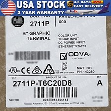 2711P-T6C20D8 PanelView Pl 6 Graphic Terminal 2711P-T6C20D8 US Free Tax