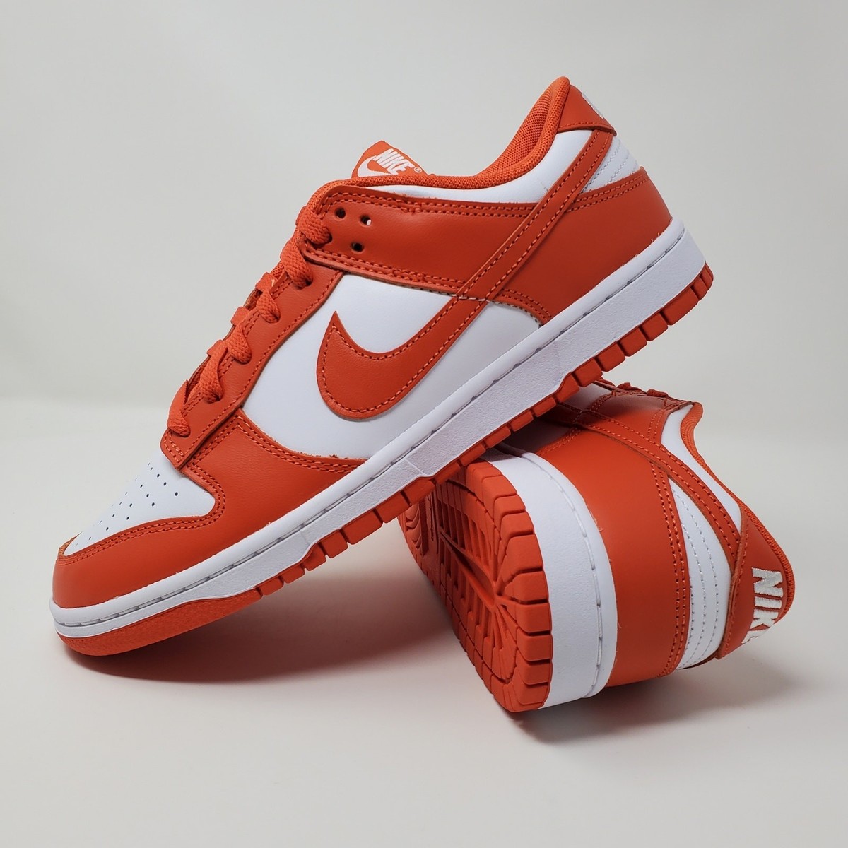 dunk low retro sneakers orange
