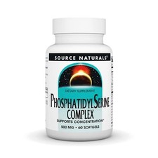 Source Naturals Phosphatidyl Serine Complex Stablilized Enzyme Supplement 500mg