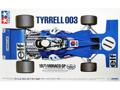 Tamiya - Tyrrell 003 1971 Monaco Grand Prix (With Photo Etched Parts) 1/12 120