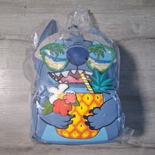 NEW WITH TAGS Loungefly Disney Tropical Vacation Stitch Mini Backpack