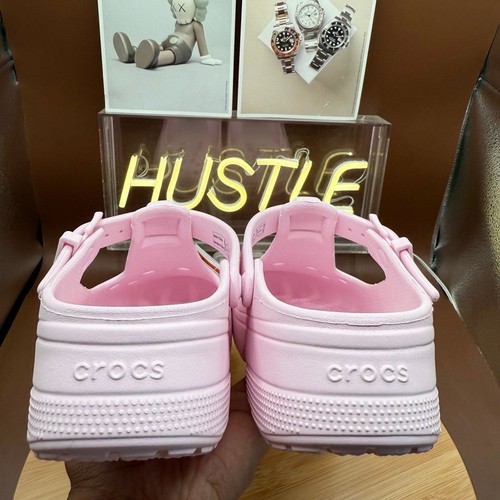 Crocs Mary Jane Clog ‘Pink Milk’ Women’s Sz 9 - Picture 6 of 8