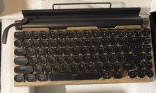 Adventurers Typewriter-Style Retro Mechanical Keyboard LED Backlight 83 Keys