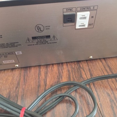 Sony TC-WR730 Dual Cassette Deck Dolby Auto Reverse | eBay