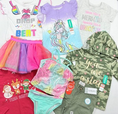 GIRLS CLOTHING LOT SIZE 2T/ NWT /9 PIECES / LOT #1