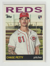 2025 Topps Archives Chase Petty Rookie Card #18. rookie card picture