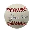 Hank Aaron HOF Braves Signed ONL Baseball PSA/DNA AUTO LOA