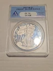 2007-W 1oz Proof Silver American Eagle PR70 DCAM ANACS