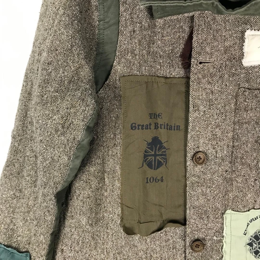 Rare japanese brand Do-Le Project x And A riot riot riot parka jacket men image 5