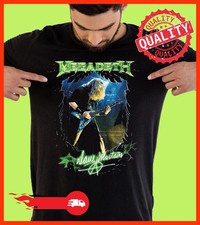 Signature Dave Mustaine Megadeth T-Shirt Black Cotton S-4XL Hight Quality