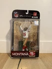 NIB Joe Montana McFarlane 49ers Figure NFL Legends Series 5 2009 Niners Chiefs