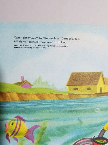 Whitman Tell-a-Tale, Bugs Bunny in Something Fishy, HC, 1955 - Picture 6 of 9