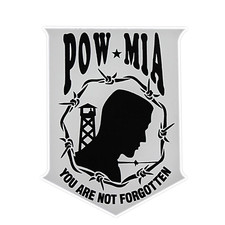 Pow Mia You Are Not Forgotten Bumper Sticker Military Vinyl Soldier Decal 5