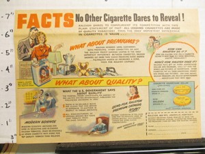 newspaper-ad-NYSN-1951-RALEIGH-cigarette-tobacco-FACTS-premium-catalog-offer
