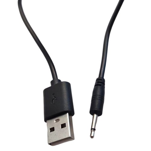 USB to AUDIO DC 2.5mm Charging Cable Vibrator Charger Cord for Rechargeable Wand - Afbeelding 6 van 10