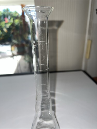 11” CLEAR GLASS Special TEST TUBE APOTHECARY BULBOUS LABORATORY Flask - Picture 5 of 14