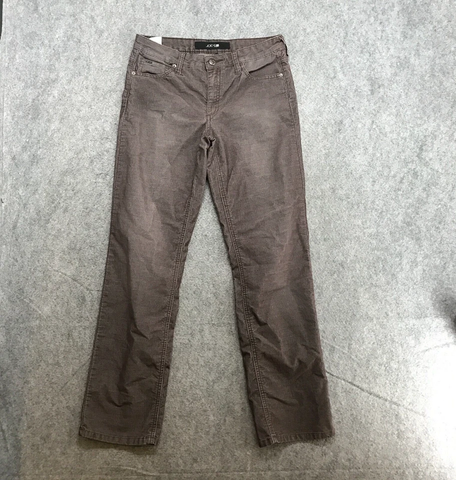 Pantalones Joe's Niñas Talla 16 Marrón Rotos En Micro Cordones Pierna Recta Tiro Mediano Foto 2 de 4