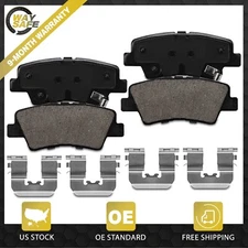 Rear Ceramic Brake Pads for 2014 - 2016 Kia Forte 2011 - 2015 Hyundai Sonata