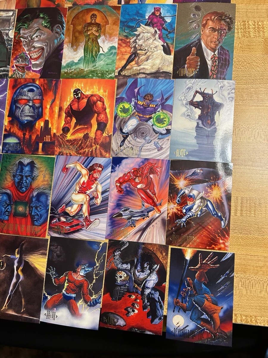 DC Comics Master Series 1994 Skybox Complete Base Card Set 90 DC