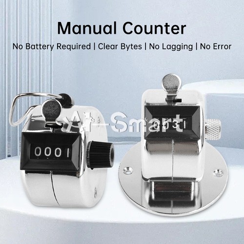 Mechanical Hand Tally Number Counter Click Clicker 0~9999 4Digit Counting Manual - Picture 8 of 25