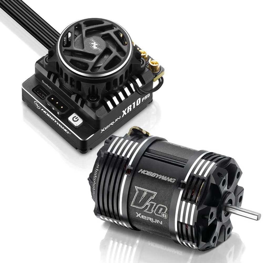 HOBBYWING-G3モーター5T Hobbywing XR10 Pro G3 ESC + V10 5T Modified Motor Combo
