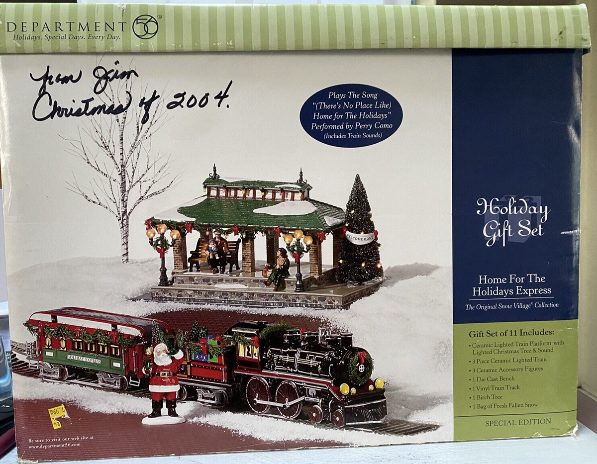 Working Dept 56 Snow Village Home For The Holidays Express 55320
