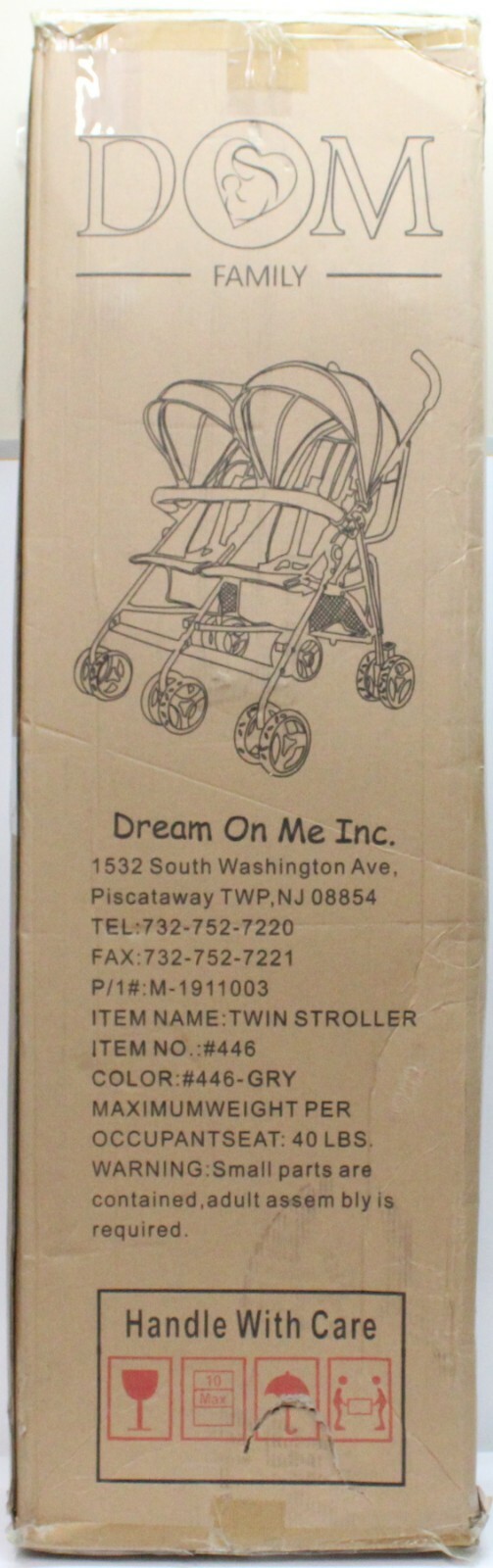 dream on me twin stroller