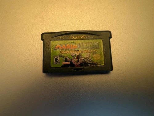 Mario And Luigi Superstar Saga Nintendo GameBoy Advance Game Tested Saves GBA