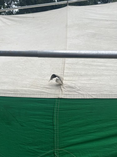 Vintage Coleman Canvas American Heritage Cabin Camping Tent 11’ X 8’ # 8491B825 - Picture 6 of 9