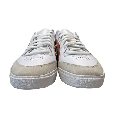 Adidas Tyshawn Low Cloud White Orange Shoes IF4621 Men's Size's 8