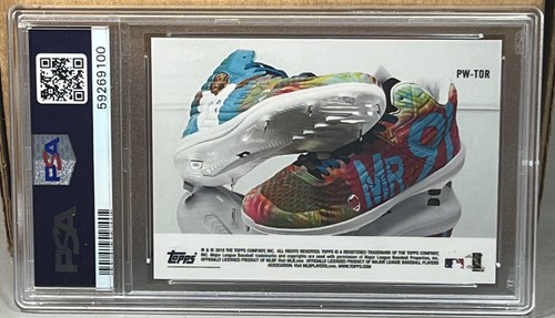 Topps Now Players Weekend Tor Vladimir Guerrero Jr 2019 PSA 10 gemas como nuevo bonificación RC - Imagen 2 de 2