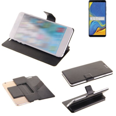 Handy-Hülle für Samsung Galaxy A9s Flip-Cover Case Schutzhülle schwarz