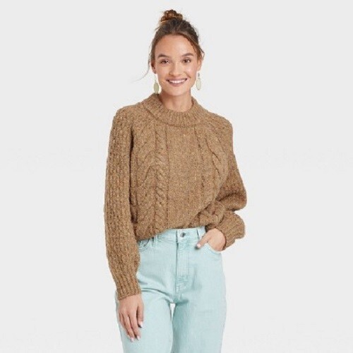 Women's Mock Turtleneck Pullover 
